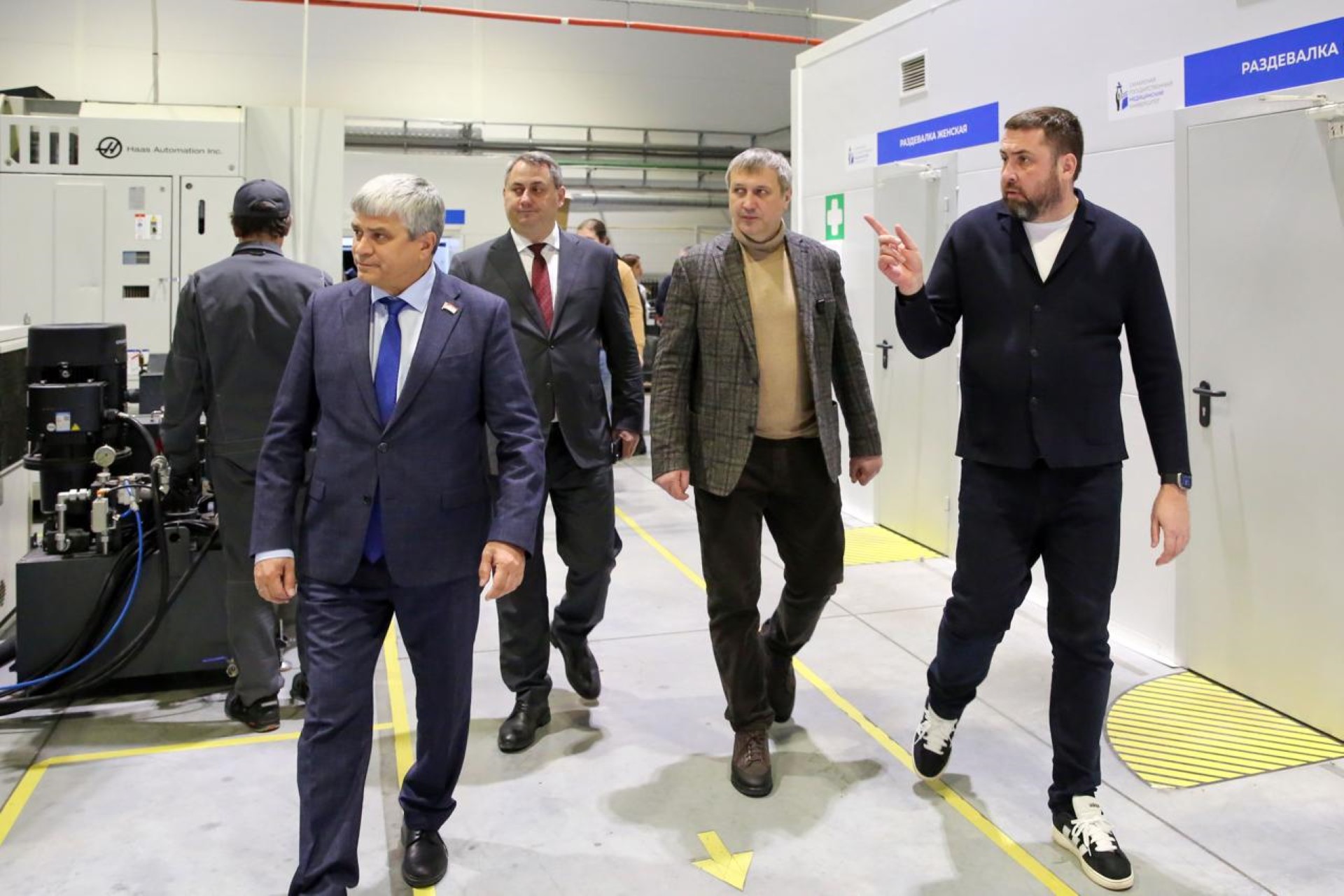 ЦСП ИИР СамГМУ посетили глава Самары и председатель городской Думы