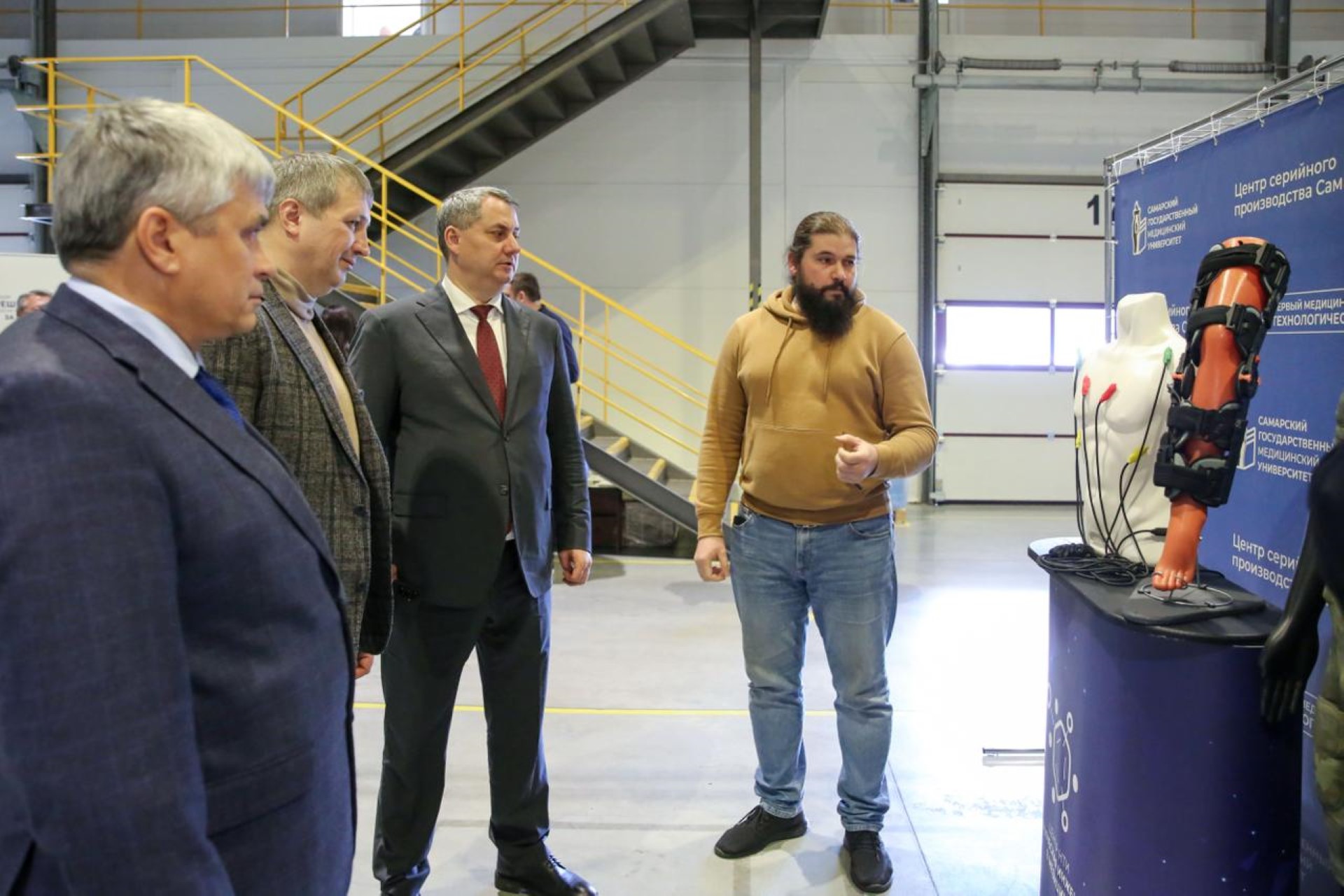 ЦСП ИИР СамГМУ посетили глава Самары и председатель городской Думы